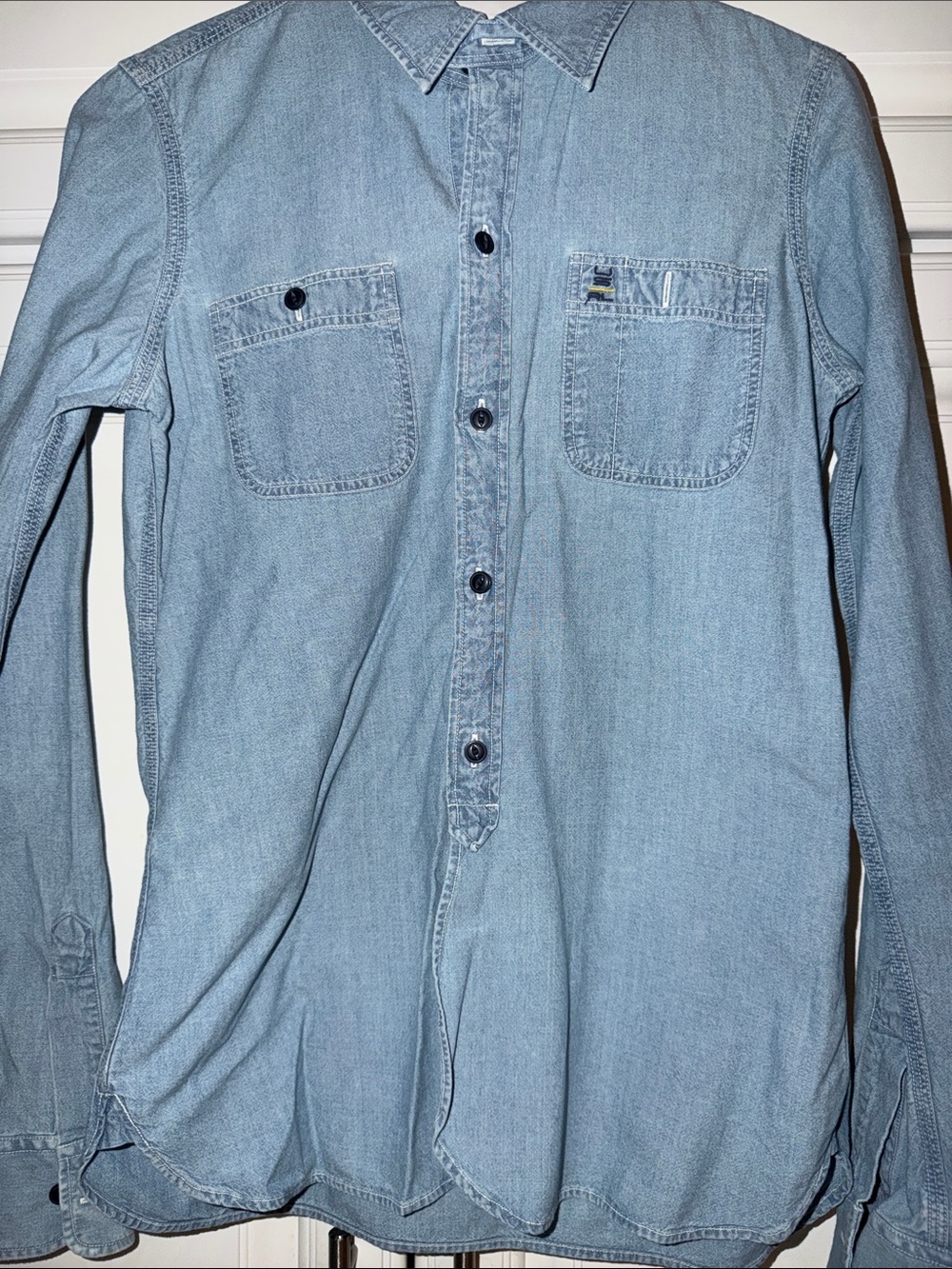 Ralph Lauren Sport Light Denim Long Sleeve Shirt